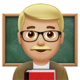 Emoji hombre profesor