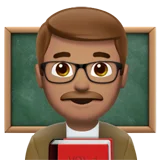 Emoji hombre profesor